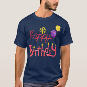 Camiseta Feliz aniversário