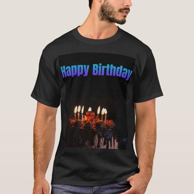 Camiseta Feliz aniversário (Frente)