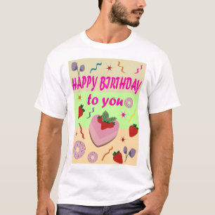 Camiseta Feliz aniversário