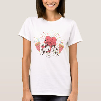 Camiseta feliz aniversário