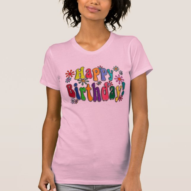 Camiseta Feliz aniversario (Frente)