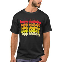 Camiseta Feliz Aniversário