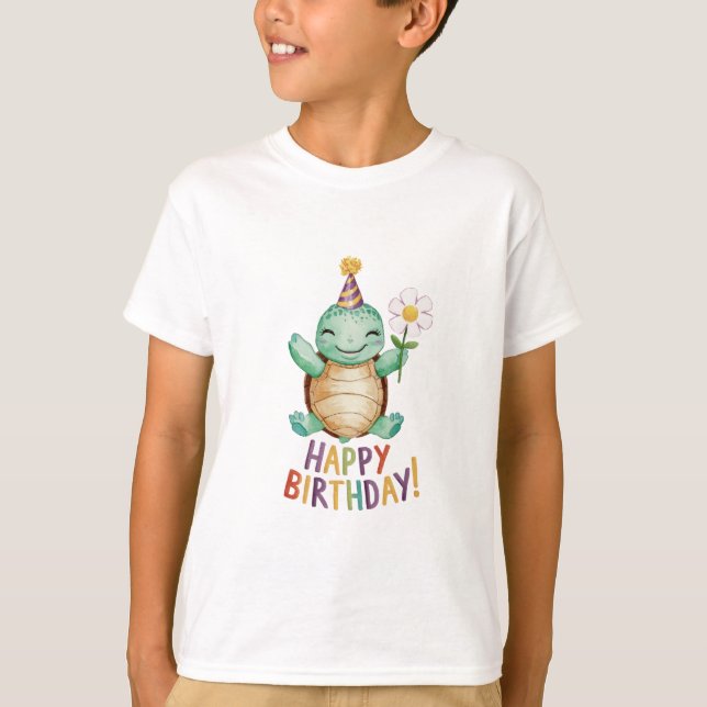 Camiseta Feliz aniversário (Frente)