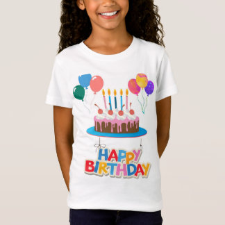 Camiseta feliz aniversário