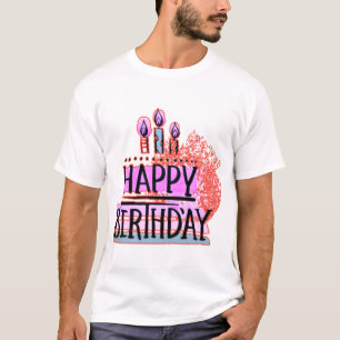 Camiseta Feliz Aniversário