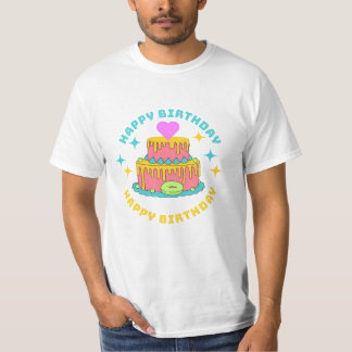 Camiseta Feliz aniversário