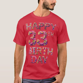 Camiseta Feliz aniversário 33