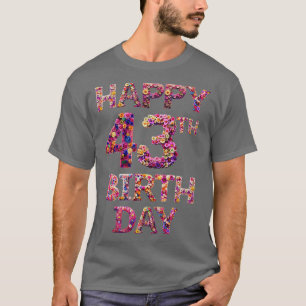 Camiseta Feliz aniversário 43º