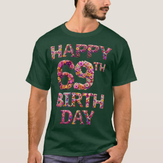 Camiseta Feliz Aniversário 69º