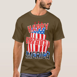 Camiseta Feliz aniversário América