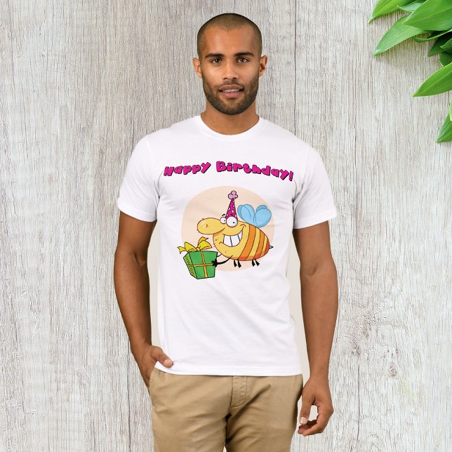 Camiseta Feliz Aniversário, Bebê Mens T-Shirt (Criador carregado)