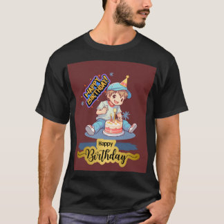 Camiseta Feliz Aniversário - Celebre em Estilo com