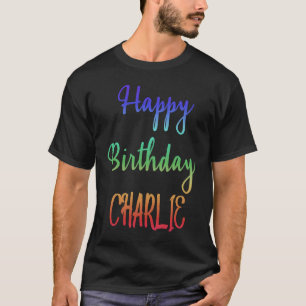 Camiseta Feliz aniversário Charlie Idea