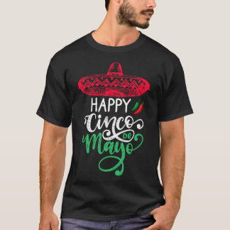 Camiseta Feliz Aniversário Cinco De Mayo Para Mim 5 De Mayo