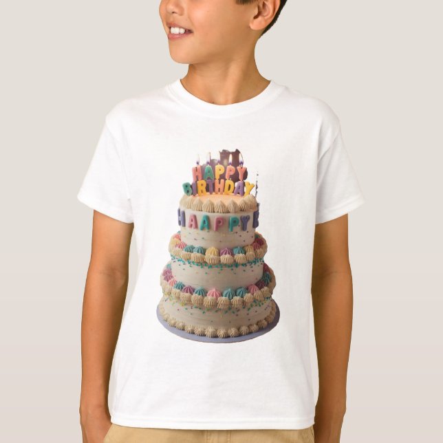 Camiseta Feliz Aniversário Com Amor (Frente)