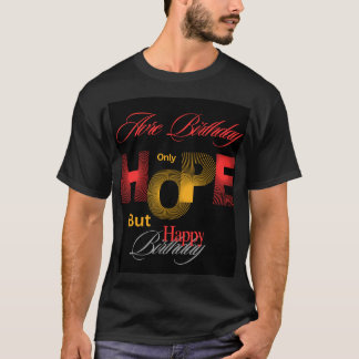 Camiseta Feliz aniversário com esperança