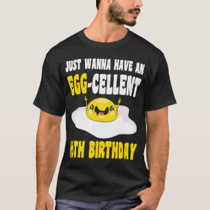 Camiseta Feliz Aniversário de 16 Anos Ovo Celente 16 B