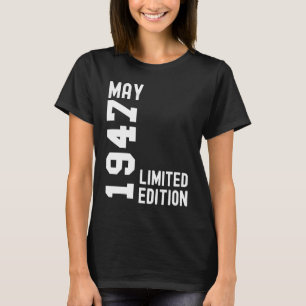 Camiseta Feliz aniversário de 1947
