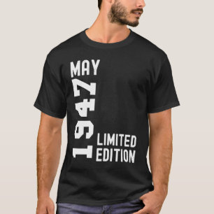 Camiseta Feliz aniversário de 1947