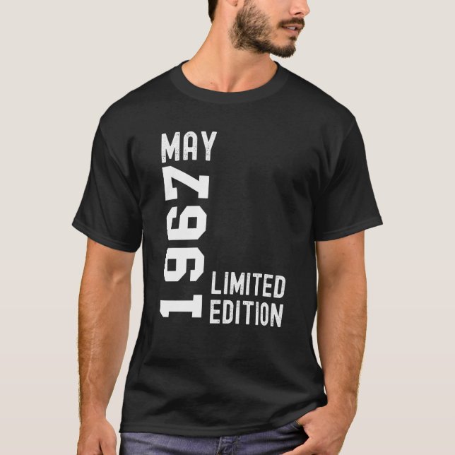 Camiseta Feliz aniversário de 1967 (Frente)