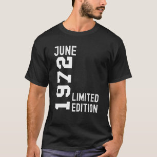 Camiseta Feliz aniversário de 1972
