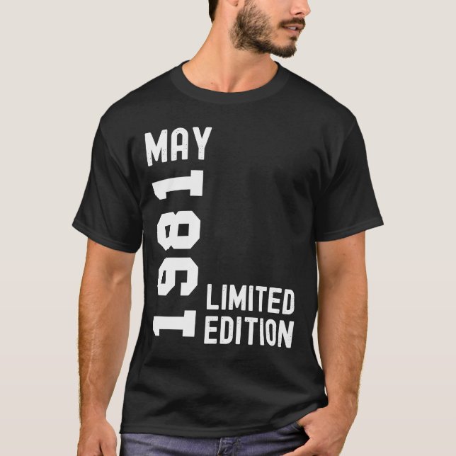 Camiseta Feliz aniversário de 1981 (Frente)