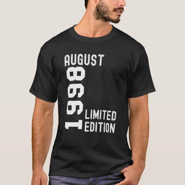 Camiseta Feliz aniversário de 1998 (Frente)