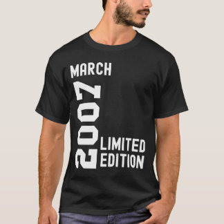 Camiseta Feliz aniversário de 2007