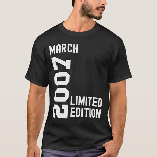 Camiseta Feliz aniversário de 2007 (Frente)