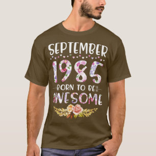 Camiseta Feliz aniversário de 35 anos para mim, sua mamãe