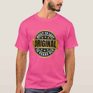 Camiseta Feliz Aniversário De 70, 70 Anos, Dia Para Lembrar