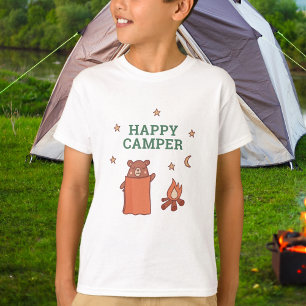 Camiseta Feliz Aniversário de Camper Cute Bear
