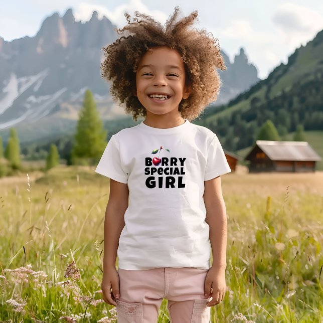 Camiseta Feliz aniversário de slogan de cereja (Criador carregado)