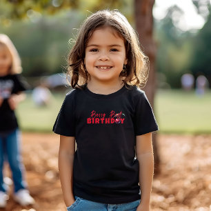 Camiseta Feliz aniversário de slogan de cereja