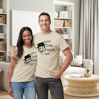 Camiseta Feliz aniversário de um tolo de abril