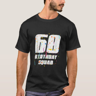 Camiseta Feliz aniversário do 60º aniversário do esquadrão 