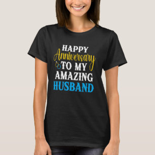 Camiseta Feliz Aniversário Do Meu Casal Maravilhoso