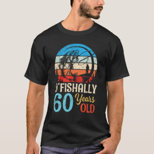 Camiseta Feliz Aniversário dos Peixes De 60 Anos
