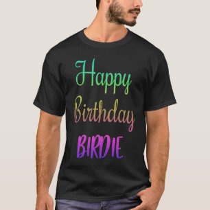 Camiseta Feliz Aniversário Ideia de Birdie