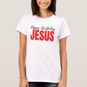 Camiseta Feliz Aniversário Jesus Natal