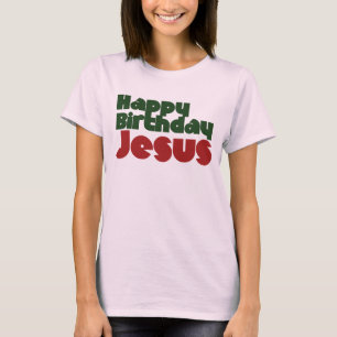 Camiseta Feliz aniversário Jesus Natal