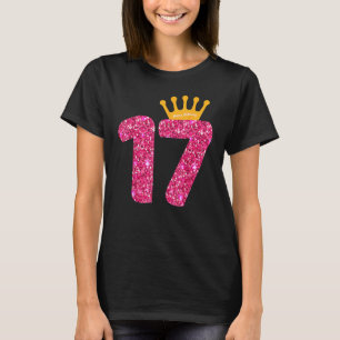 Camiseta Feliz Aniversário, Meninas 17ª Festa 17 Anos