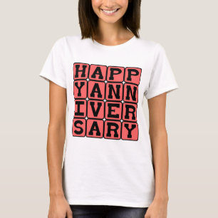 Camiseta Feliz Aniversário, Ocasião Anual