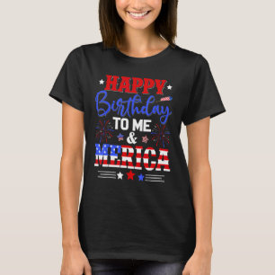 Camiseta Feliz Aniversário Para Mim E O Dia Da Independênci