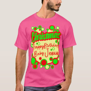 Camiseta Feliz aniversário, querido Jesus