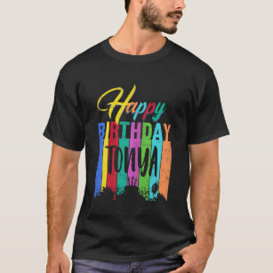 Camiseta Feliz Aniversário Tonya Nome Personalizado Dotado 