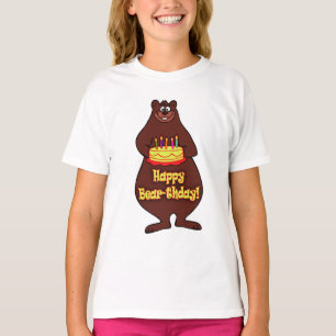 Camiseta Feliz aniversário, ursinho!