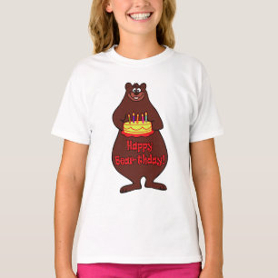 Camiseta Feliz aniversário, ursinho!