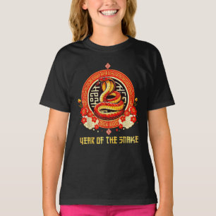 Camiseta Feliz Ano do Dragão não, Ano da Serpente 2025 Ano