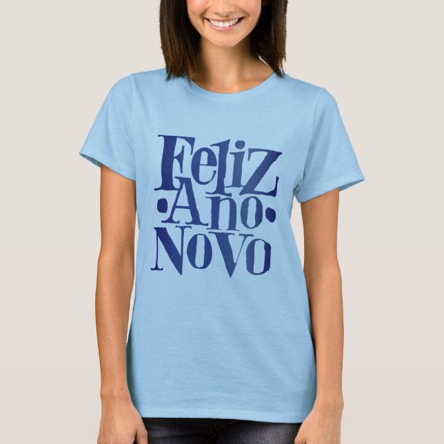 Camiseta Feliz Ano Novo (Frente)